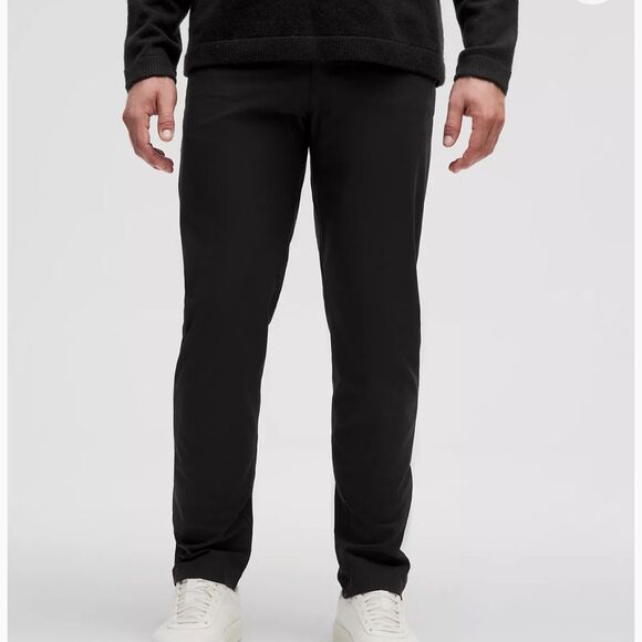 Lululemon ABC Classic-Fit 5 Pocket Pant 32L Utilitech Black Size 36”X32” Nwt - Picture 1 of 9